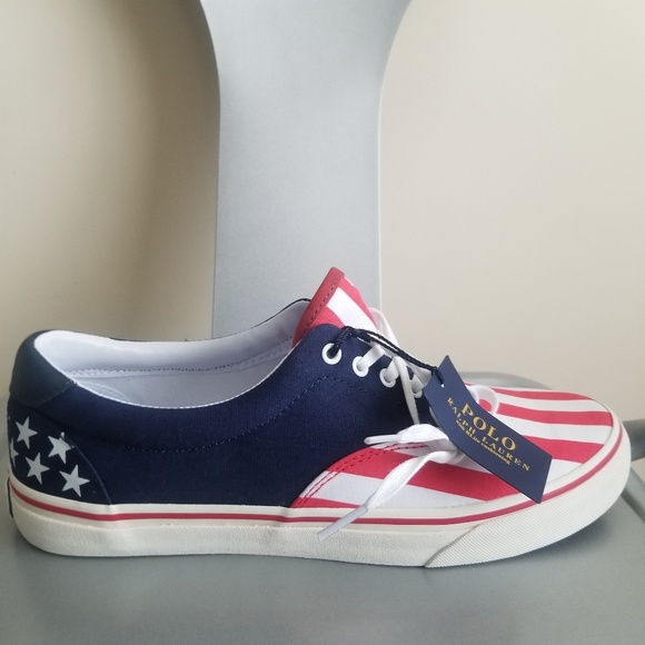 Polo Ralph Lauren® Canvas Red/White/Blue - Picture 2 of 8